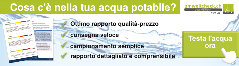 Cosa c'è nella tua acqua potabile?