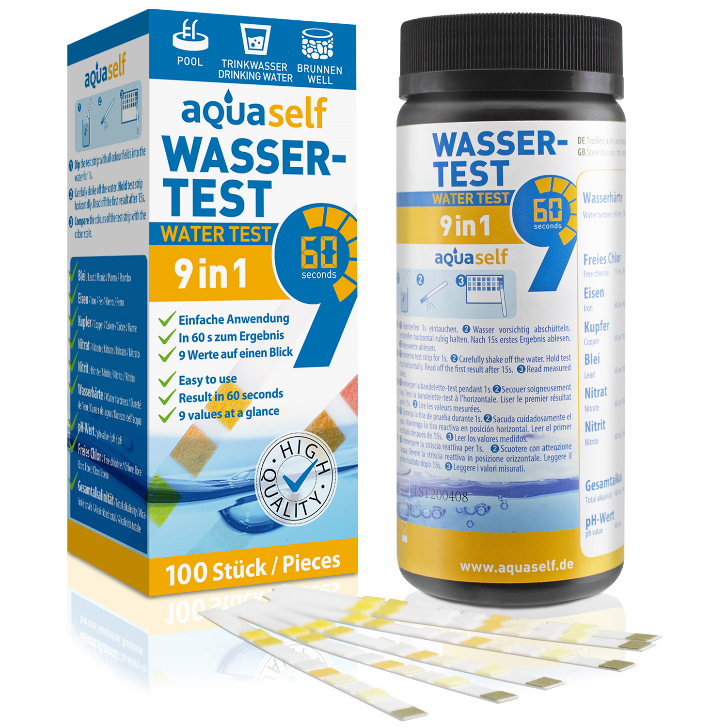 Wassertest 9 in 1