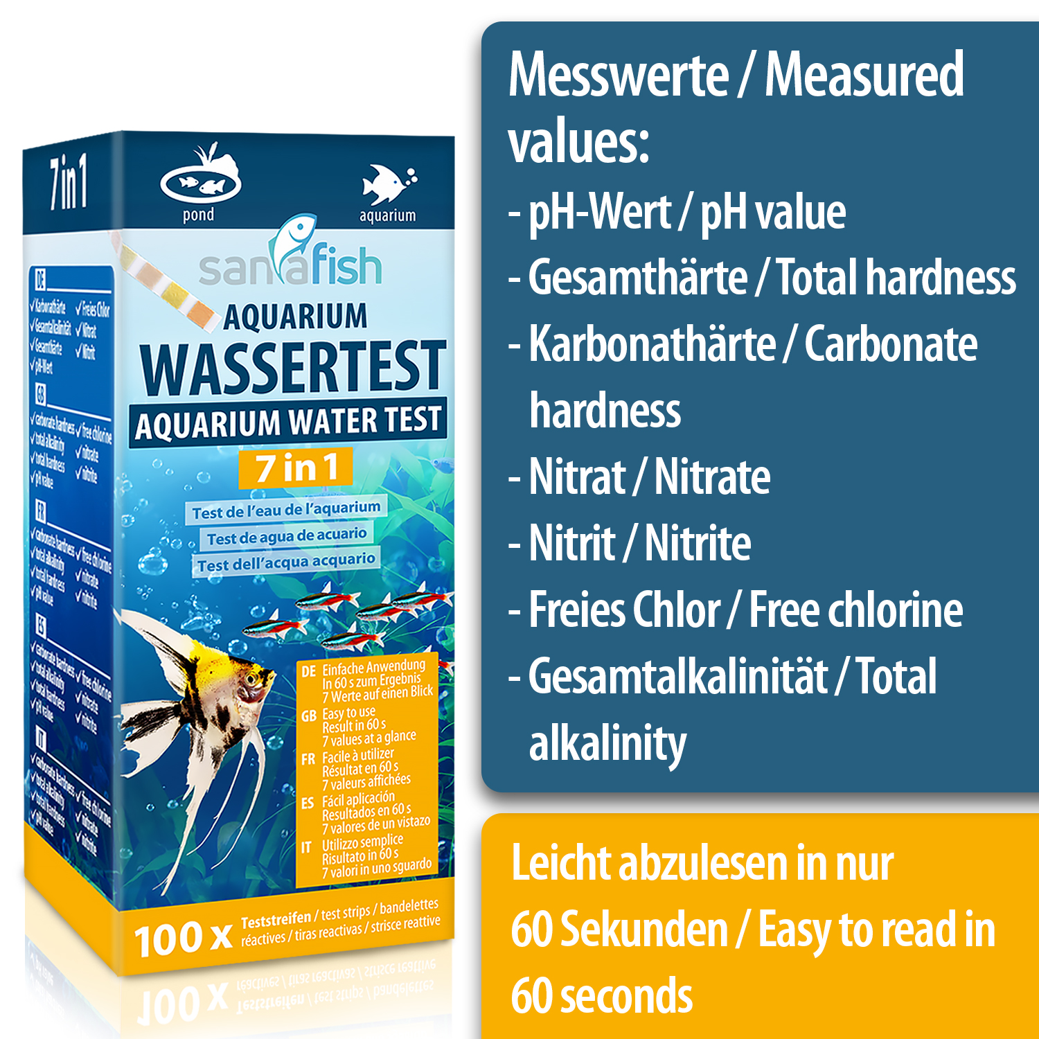 Aquarium-Wassertest
