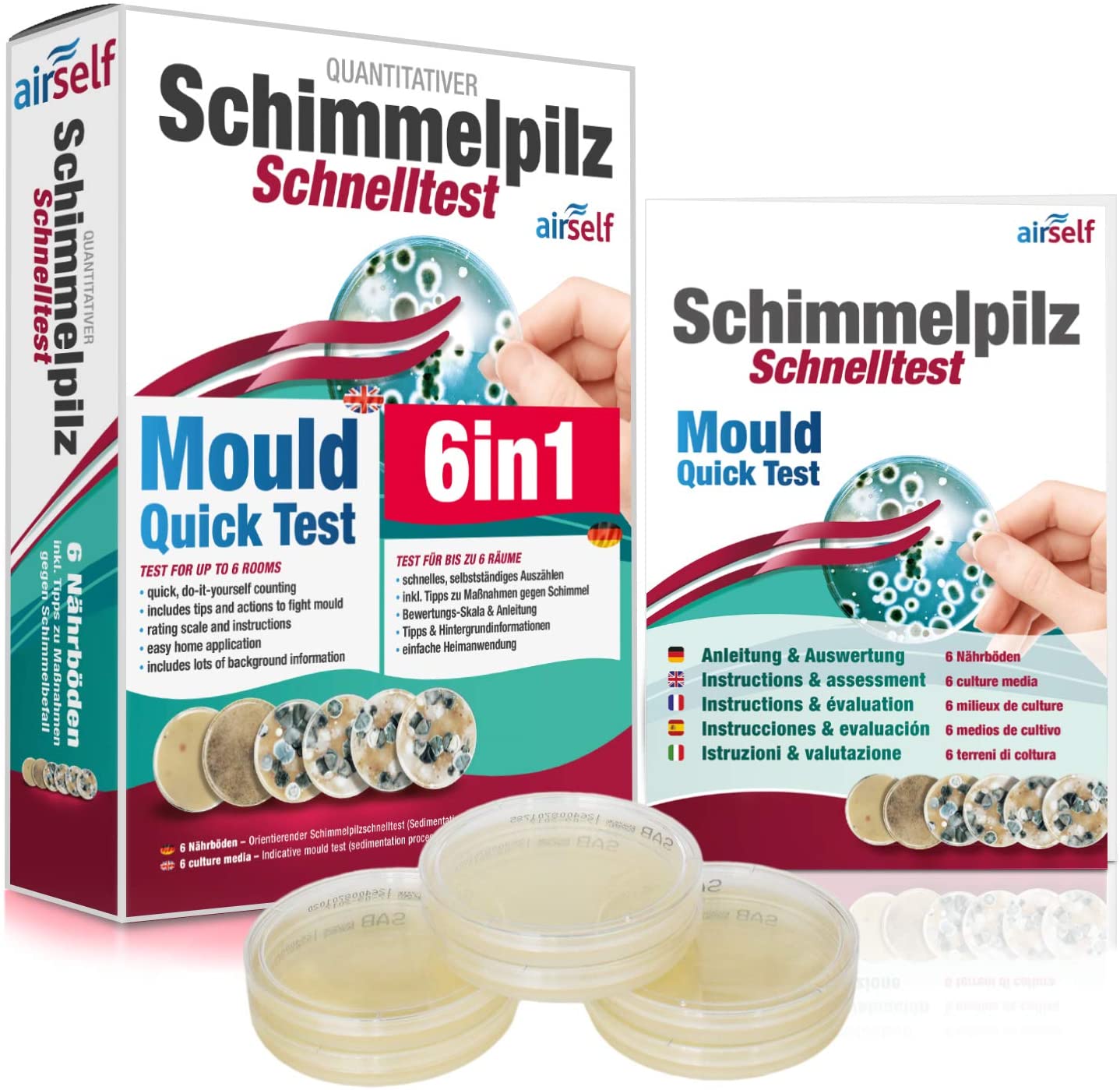 Schimmeltest 6 in 1