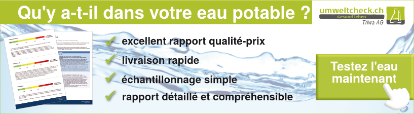 Que contient votre eau potable ?