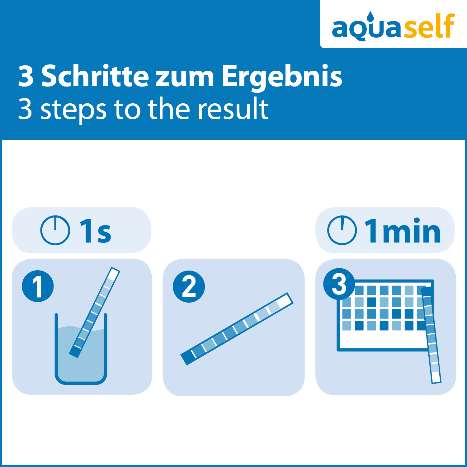 test-wasserhaerte test durezza acqua